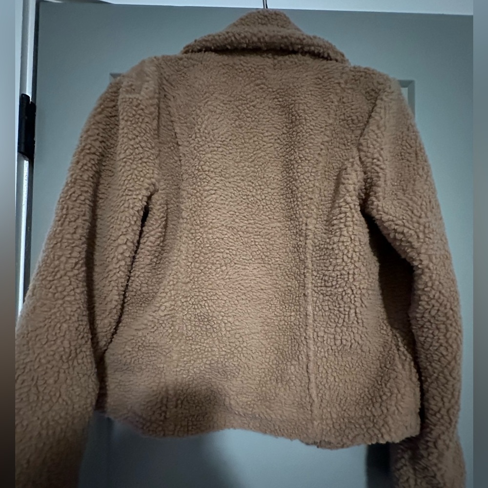 American Threads Brown Teddy Jacket Slightly Crop… - image 4